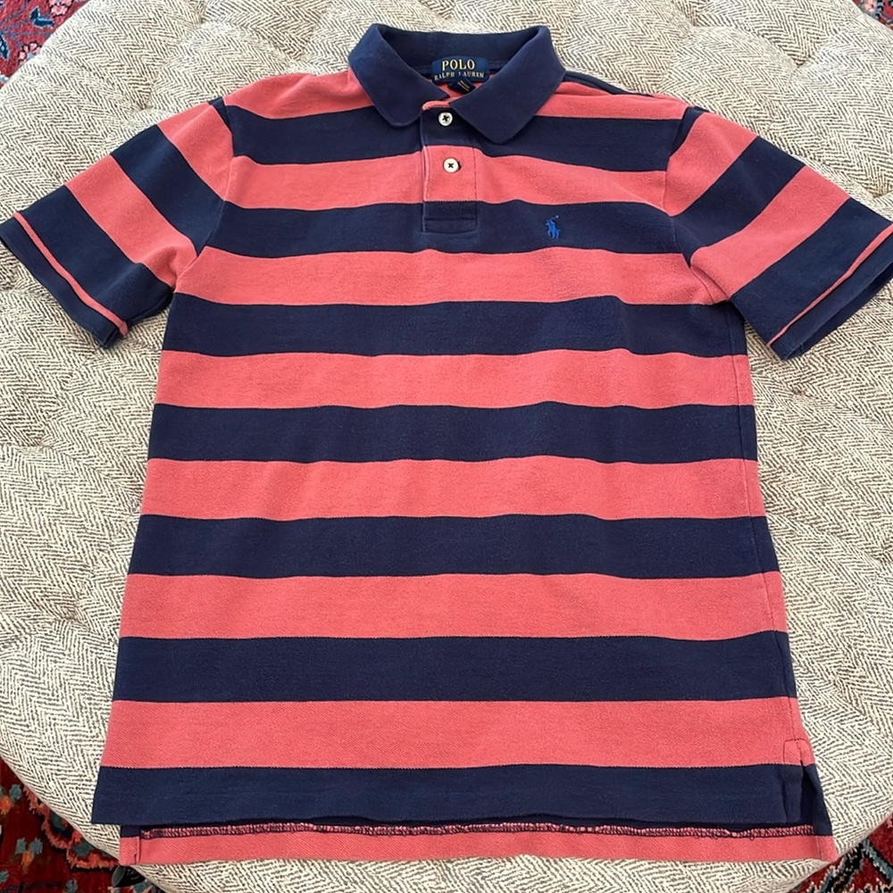 Polo Ralph Lauren striped polo size L (14-16)
